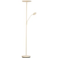 FISCHER & HONSEL Sorento LED floor lamp, height 182 cm, reading light, sand-coloured