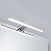 Paulmann Evie LED mirror light, chrome, 40 cm, IP44