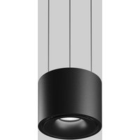 Egger Licht EGG Hänglampa Clippo svart/svart Ø 10 cm DALI DTW