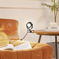 Lindby Jyla clip-on light, matt black, GX53