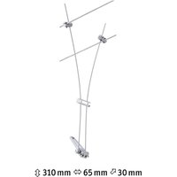 Paulmann Comet single spot for cable system chrome