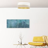 Maco Design Taklampa Susan, vit/beige/guld