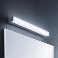 Lindby LED-badrumslampa Klea, 60 cm, krom, metall, IP44