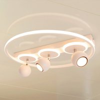 Näve Plafón LED Ronda, blanco, 3