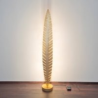 Holländer PIETRO floor lamp, gold-coloured, height 152 cm, metal, 6 x G4