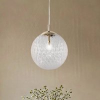 TK Lighting Cadix pendellampa av glas, enkel ljuskälla, Ø 30 cm