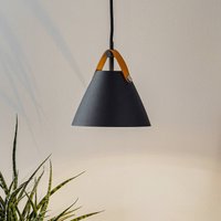 DFTP by Nordlux Strap pendant light, Ø 16.5 cm, black