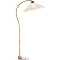 Markslöjd Golvlampa Esset, natur/vit, björk, höjd 150 cm