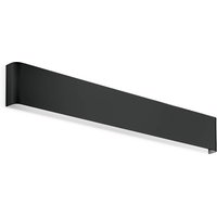 Ideallux Ideal Lux Applique murale LED Delta, noir, L 61 cm, up/down