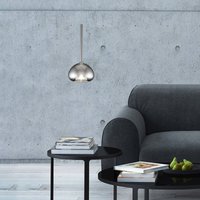 URBAN by Sforzin Beba glass hanging light, 1-bulb in chrome