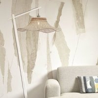 GOOD & MOJO Ibiza floor lamp Ø65cm white/natural