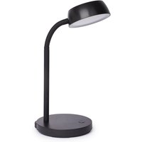 LED-skrivbordslampa MAULabby, svart, höjd 30 cm