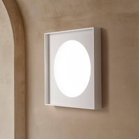 Luceplan Cassette LED wall lamp phase cut 40x40cm