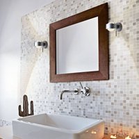 Top Light Applique murale Puk Wall Mini Plus, chrome mat, verre, orientable