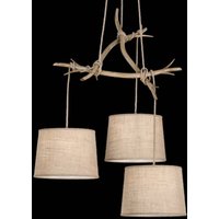 Mantra Iluminación Sabina pendellampa med textilskärmar, 3-ljus.
