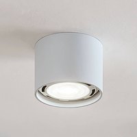 Arcchio spot pour plafond Mabel, Ø 12 cm, blanc, métal, GU10