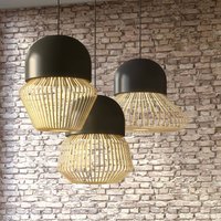 Forestier Anemos M pendant light, 39 cm, dark grey