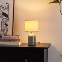 Pauleen Sandy Glow bordslampa, krämvit/grön