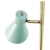 Dyberg Larsen Sleep floor lamp, mint green, height 165 cm, steel