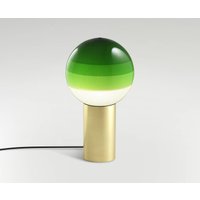 MARSET Bordslampa Dipping Light S, grön/mässing