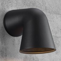 Nordlux Modern utomhusvägglampa Front i svart