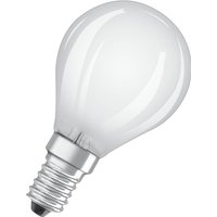 OSRAM teardrop LED bulb E14 5.9W 840 matt dimmable