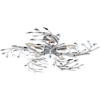 Globo Flash ceiling light made of metal, chrome, Ø 65 cm