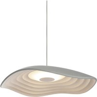 Bover LED-hänglampa Valentina S24, grå/vit, Ø 24 cm