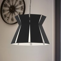 EGLO Valecrosia hanging light, black, Ø 42 cm