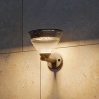 Philips Kyna LED solar wall light, black, with sensor, IP44