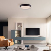 Schöner Wohnen TAVOLI LED ceiling light, black, Ø 39 cm, metal, CCT, dimmable