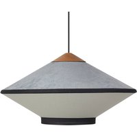 Forestier Cymbal S pendant light, Atlantic blue, Ø 50 cm, E27