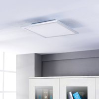 Lindby LED panel Livel, set of 2, CCT, 40 cm x 40 cm, remote control