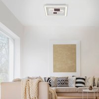 Paul Neuhaus LED-taklampa Eliza, vit, metall, 48x48 cm