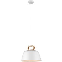 Viokef Clip pendant light made of steel, white