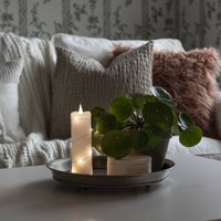 Konstsmide Christmas Bougie en cire LED blanche couleur de lumière blanc chaud 15,2 cm