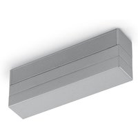Trio Lighting DUOline universal power feed, two-circuit titanium
