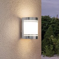 EGLO Applique d'extérieur Cerno, acier inoxydable