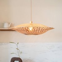 GOOD & MOJO hänglampa Madura, Ø 60 cm, natur/brun, bambu