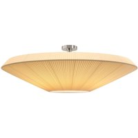 Bover Plafonnier Siam 120, hauteur 36 cm, nickel/crème