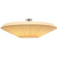 Bover taklampa Siam 120, höjd 36 cm, nickel/krämfärgad