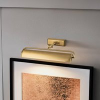 Elstead Winchfield wall light, width 45 cm, brass/brass
