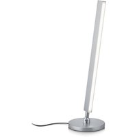 Knapstein Kosma LED-bordslampa, matt nickel, CCT, geststyrning