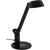 EGLO LED-bordslampa Banderalo CCT dimbar QI svart