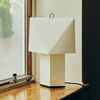 HAY bordslampa Aplat, höjd 66 cm, vit, silkespapper, E27
