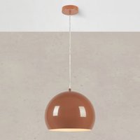 Markslöjd Pendellampa Pop, Ø 28 cm, brun, metall