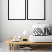 miloox by Sforzin Lampe à poser Jugen, noire/dorée