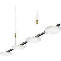 BANKAMP Pure Up LED-pendel, fyra lampor