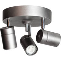 By Rydéns Correct ceiling spotlight, 3-bulb, grey