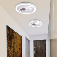 Paul Neuhaus LED-taklampa Eliza, vit, metall, Ø 60 cm